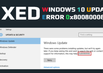 How to Solution windows error 0x80080008