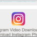 Instagram Video Downloader