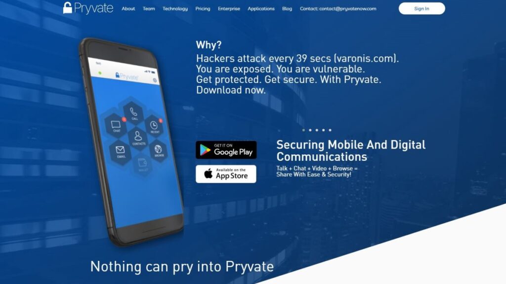 Pryvate Now Messenger