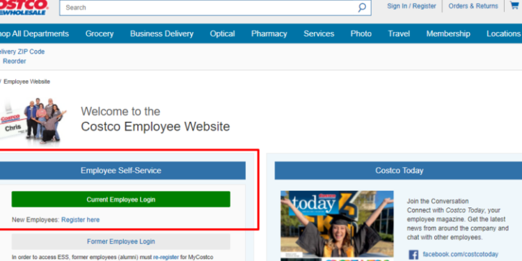Costco Ess Employee Login
