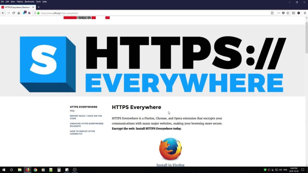 HTTPS Everywhere