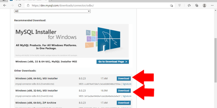 How To Install MySQL Connector/ODBC on Windows?