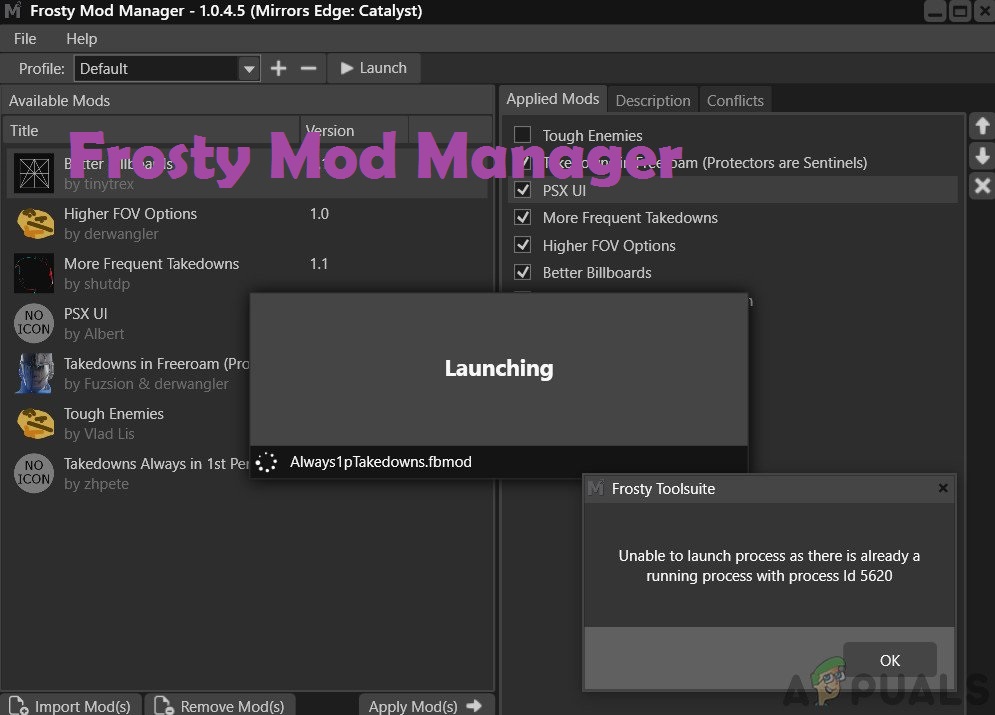 frosty mod manger