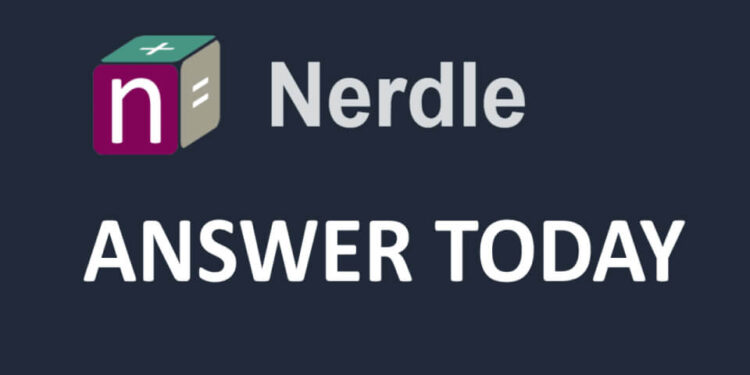 Nerdle Answers Today